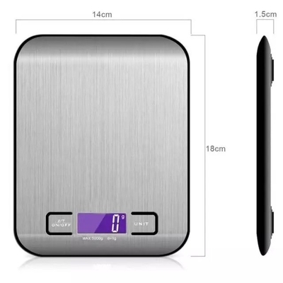 5Kg 5000G 11Lb เครื่องชั่งครัวอิเล็กทรอนิกส์ Digital Food Weight Nutrition