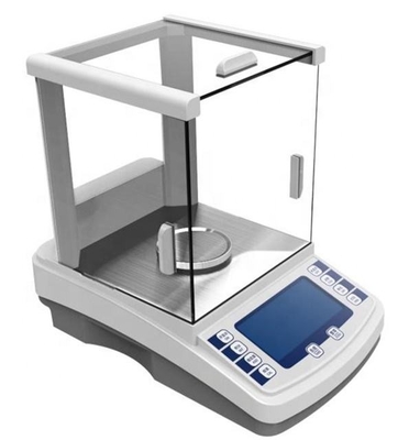 เครื่องชั่งวิเคราะห์ที่แม่นยำด้วยแสงพื้นหลัง LCD ขนาดใหญ่พร้อมการตรวจจับข้อผิดพลาดอัตโนมัติ