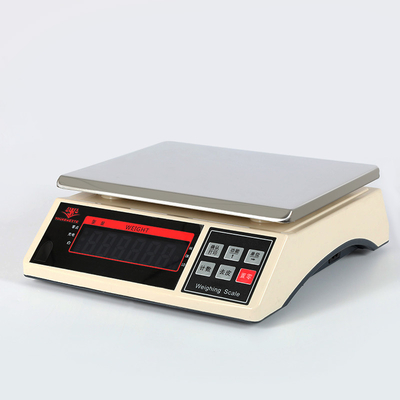 การติดตามอัตโนมัติเป็นศูนย์ การตั้งค่าตารางการชั่งน้ำหนัก Tare Weighing Scale Weight and Unit Price